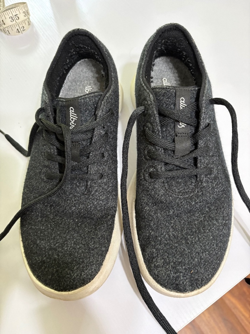 allbirds Wool Runners - Natural Black size 10.5